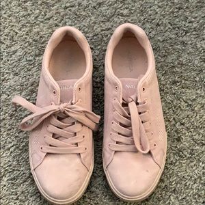 Nautica rose gold sneakers